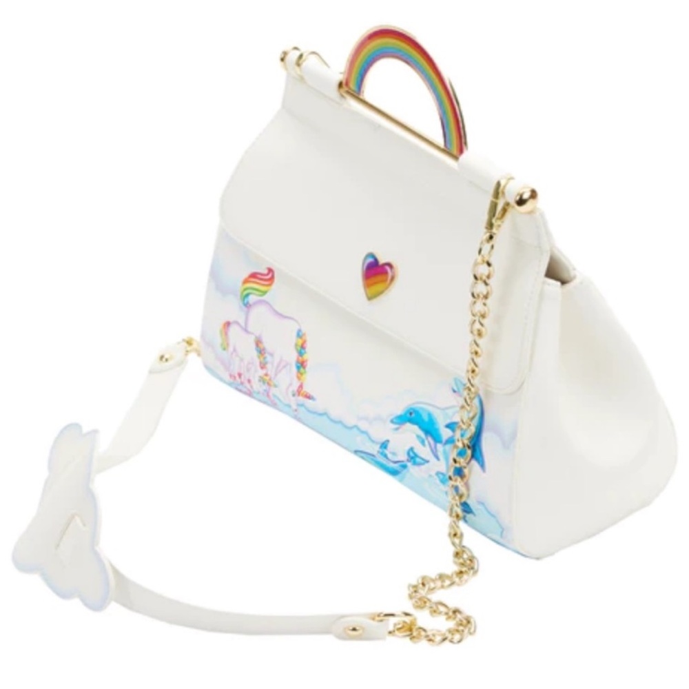 Lisa Frank cloud unicorn crossbody purse